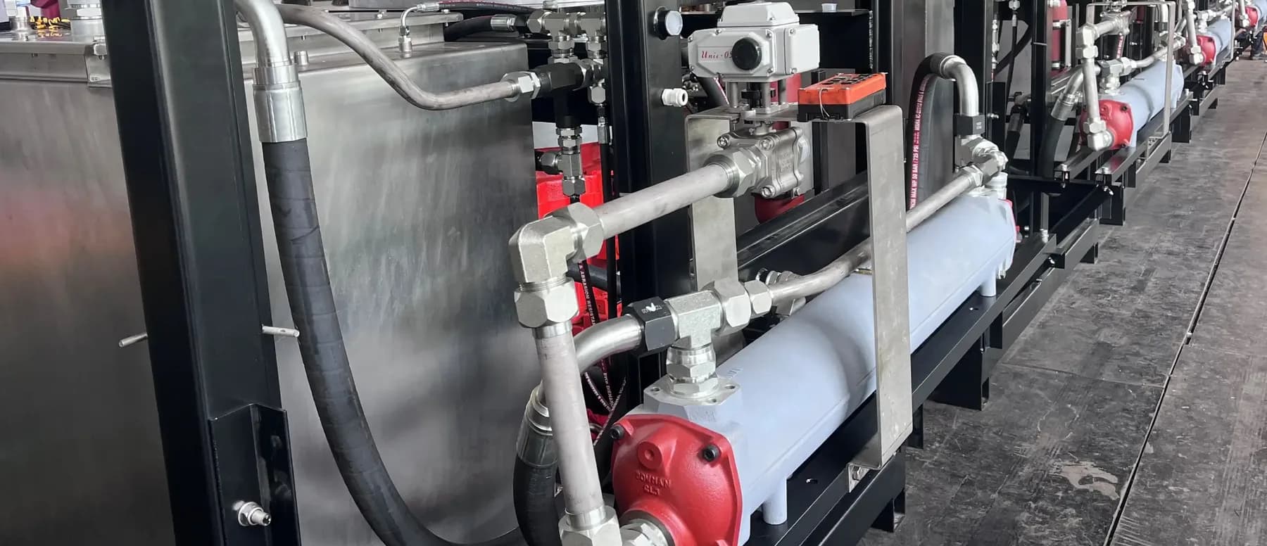 Bowman heat exchangers on an industrial cooling installation
