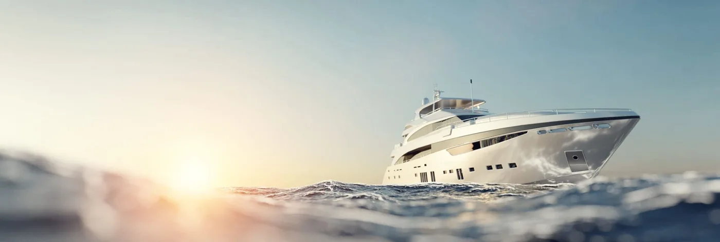 Superyacht at sea — Bowman marine cooling application