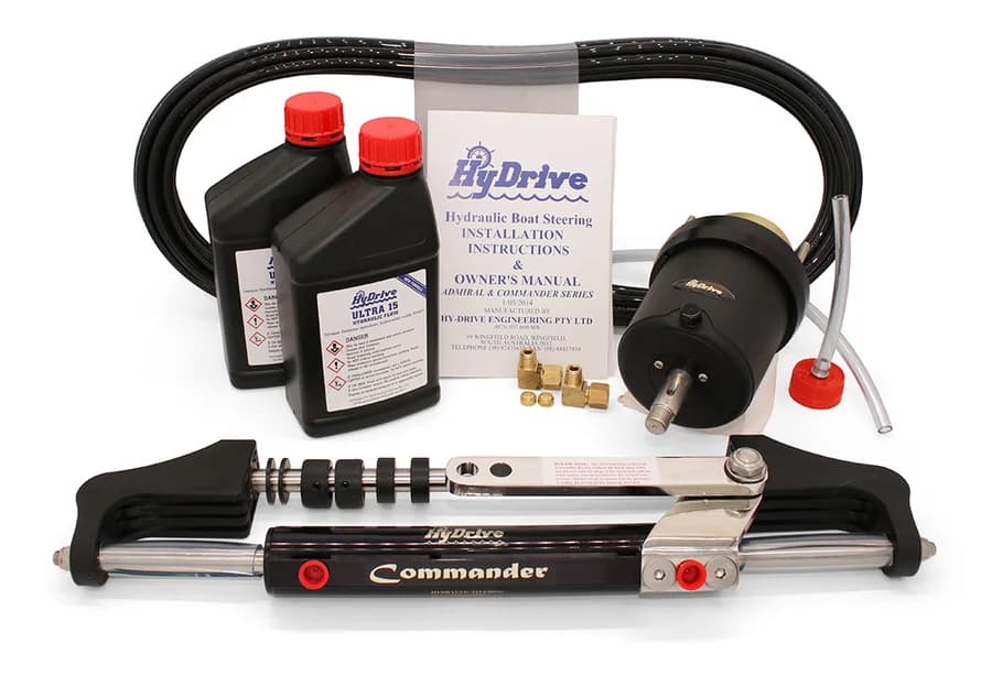 Hydrive COMKIT1 steering kit with ULTRA-15 fluid and bleeding kit